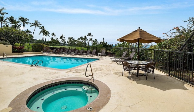 🏖️Ocean & Golf View Keauhou Condo | AC | No Stairs