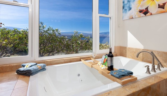 NOV '26 Available! - INCREDIBLE 220 DEGREE OCEAN VIEW VILLA, SPA & FOUNTAIN POOL in Kamuela