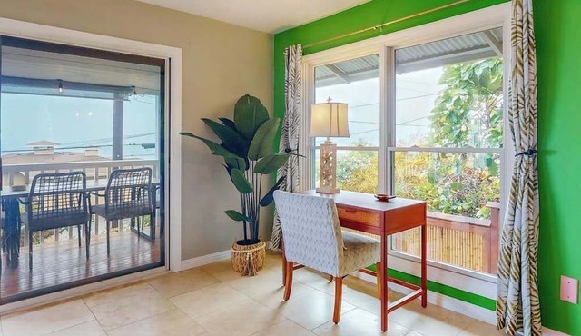 Kona Home with Ocean Views, Lanai, Private Gazebo & Firepit