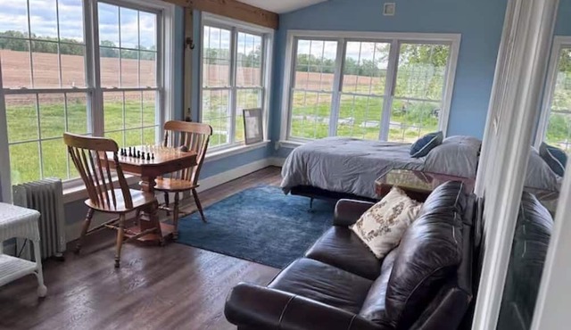 3-bedroom barndominium at historic Pratt Farm Lodge on 500 acres in Smyrna, DE in Smyrna